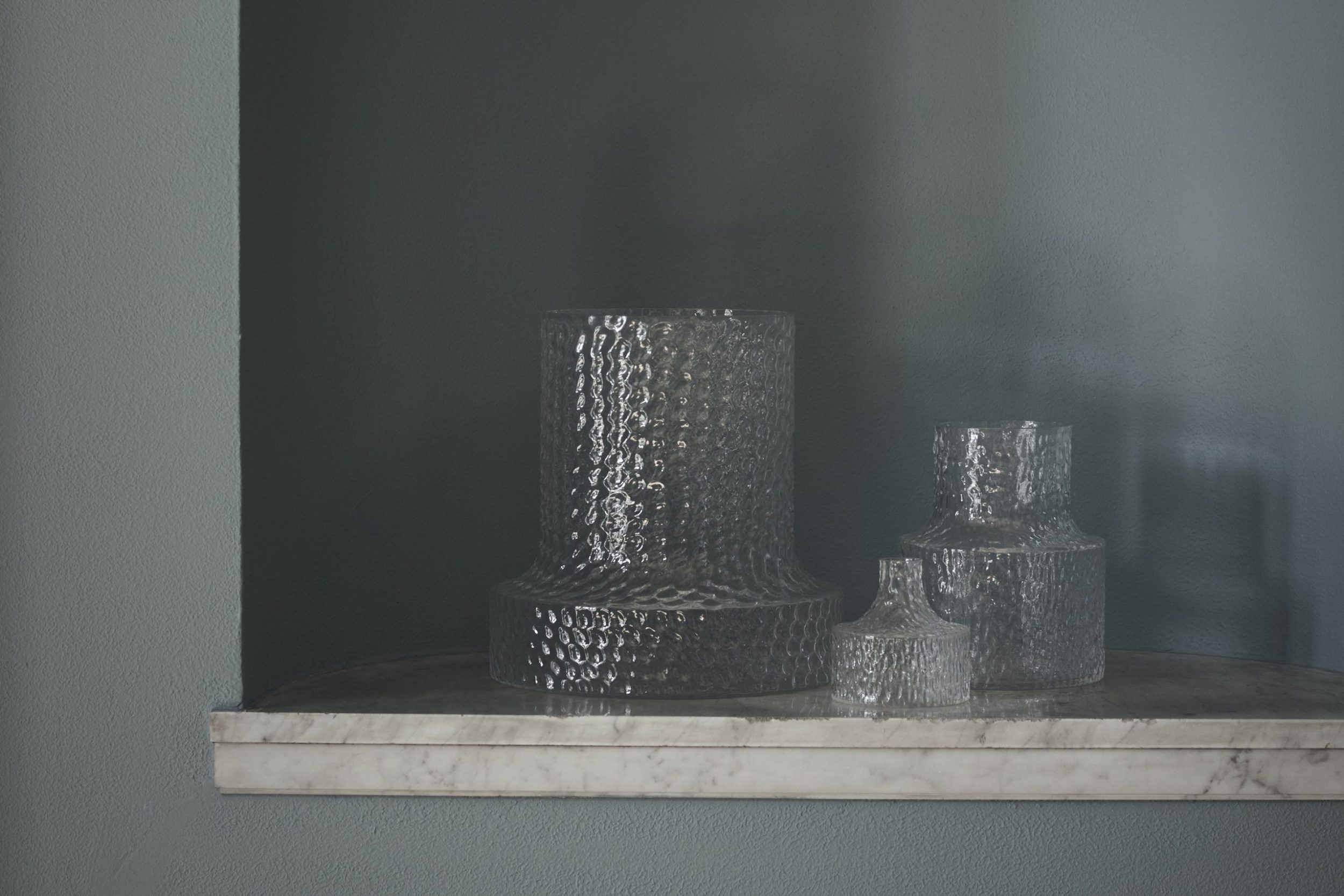 ‘Kolonn’ Vase by Carina Seth Andersson for Skrufs Glasbruk