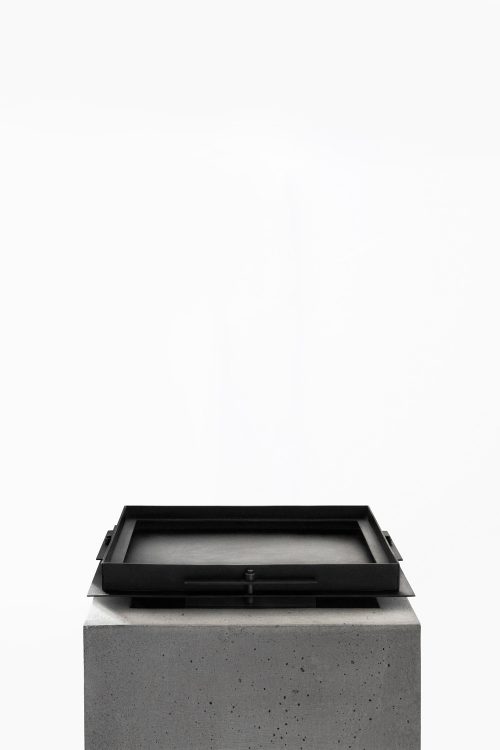 Sizar Alexis Pilier Blackened Steel Tray Large