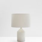 Simone Marcel Josef white alabaster table lamp